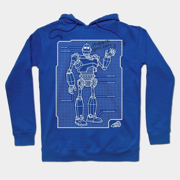 Best Friend Blueprint Hoodie by jpcoovert